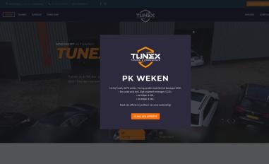 Schermafbeelding van tunex.nl