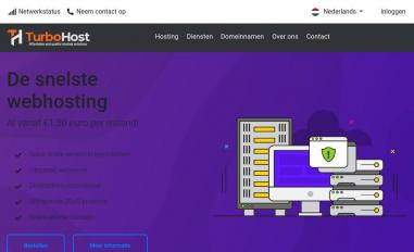 Schermafbeelding van turbohost.nl