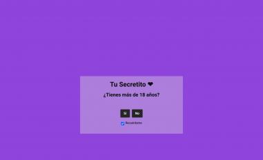 Schermafbeelding van tusecretito.es