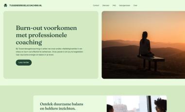 Schermafbeelding van tussenderegelscoaching.nl