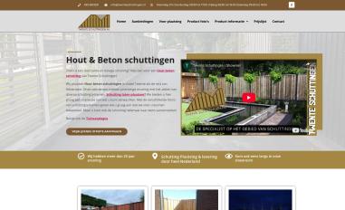 Schermafbeelding van twenteschuttingen.nl