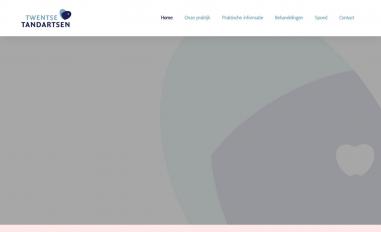 Schermafbeelding van twentsetandartsen.nl