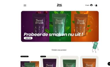 Schermafbeelding van twistbrush.nl