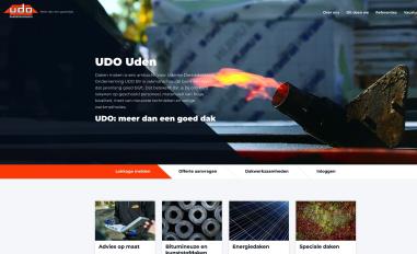 Schermafbeelding van udo-uden.nl