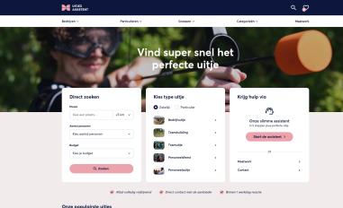 Schermafbeelding van uitjesassistent.nl