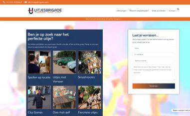 Schermafbeelding van uitjesbrigade.com