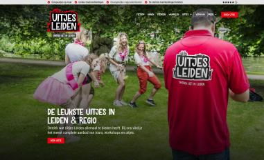 Schermafbeelding van uitjesleiden.nl