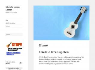 Schermafbeelding van ukelelelerenspelen.nl