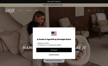 Schermafbeelding van ukje.nl