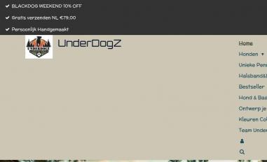 Schermafbeelding van underdogz.nl