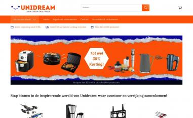 Schermafbeelding van unidream.nl