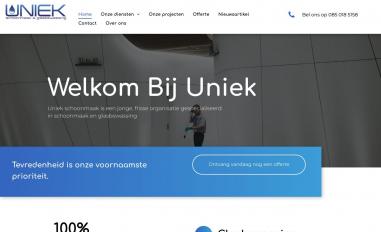 Schermafbeelding van uniek-schoonmaak.nl
