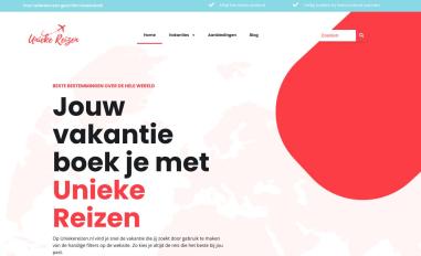 Schermafbeelding van uniekereizen.nl