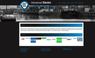 Schermafbeelding van universalelectro.nl