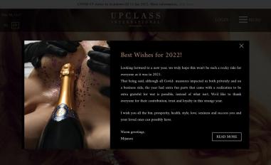 Schermafbeelding van upclassinternational.com