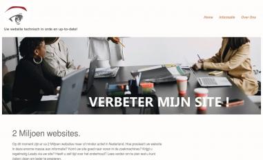 Schermafbeelding van updatemijnsite.nl
