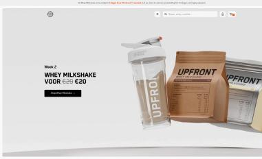 Schermafbeelding van upfront.nl