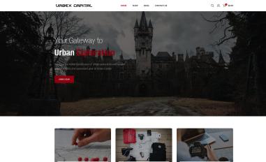 Schermafbeelding van urbexcapital.com