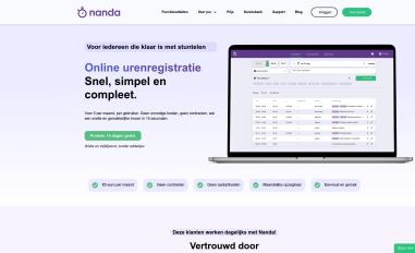 Schermafbeelding van urenoverzicht.nl