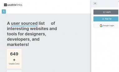 Schermafbeelding van usablelinks.com