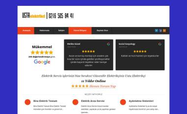 Schermafbeelding van ustaelektrikci.com