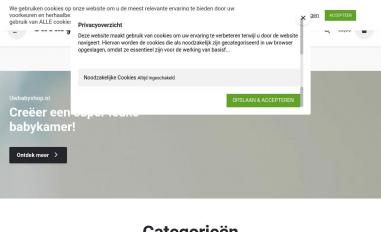 Schermafbeelding van uwbabyshop.nl
