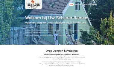 Schermafbeelding van uwschilderremco.nl