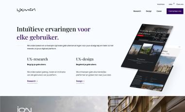 Schermafbeelding van uxmen.be