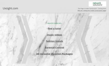 Schermafbeelding van uxsight.com