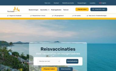 Schermafbeelding van vaccinatiepunt.nl