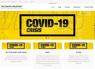 Schermafbeelding van vaccinmeldpunt.nl