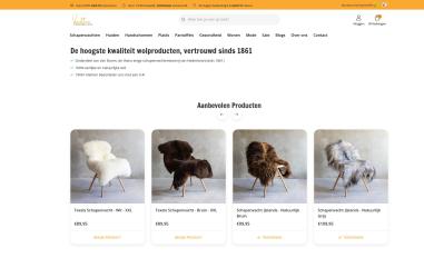 Schermafbeelding van vachtenspecialist.nl