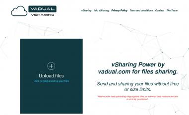 Schermafbeelding van vadual.com