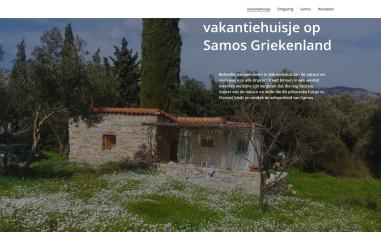 Schermafbeelding van vakantiehuisjesamos.nl