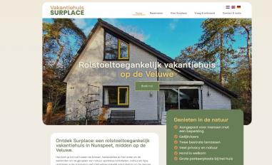 Schermafbeelding van vakantiehuissurplace.nl