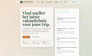 Schermafbeelding van vakantiehuurhuis.nl