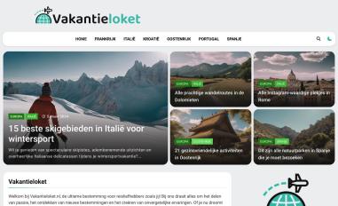 Schermafbeelding van vakantieloket.nl