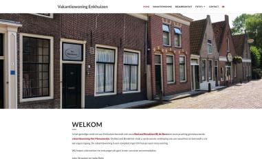 Schermafbeelding van vakantiewoningenkhuizen.com