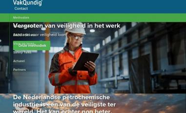 Schermafbeelding van vakqundig.nl