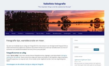 Schermafbeelding van valleifoto.nl
