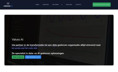 Schermafbeelding van valuso.ai