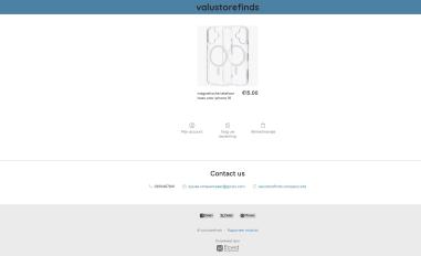 Schermafbeelding van valustorefinds.company.site