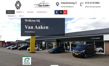 Schermafbeelding van vanaaken.nl