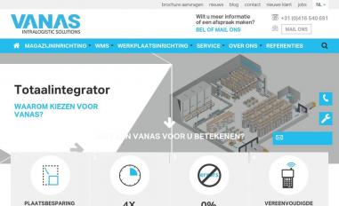 Schermafbeelding van vanasengineering.nl