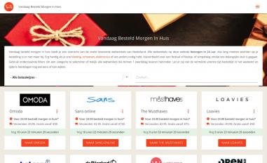 Schermafbeelding van vandaagbesteldmorgeninhuis.nl