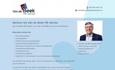 Schermafbeelding van vandebeekhradvies.nl
