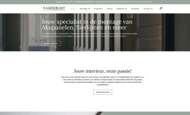 Schermafbeelding van vandebuntinterieur.nl