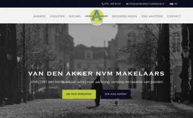 Schermafbeelding van vandenakker-makelaardij.nl