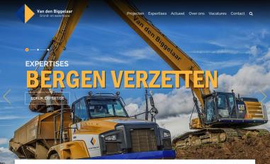 Schermafbeelding van vandenbiggelaar.nl