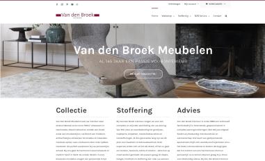 Schermafbeelding van vandenbroekmeubelen.nl